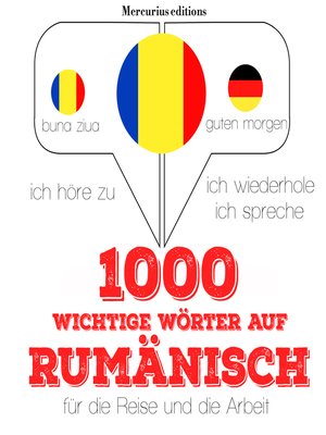 cover image of 1000 wichtige Wörter auf Rumänisch für die Reise und die Arbeit